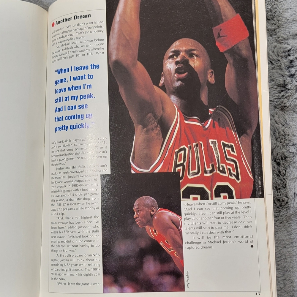 Vintage 1991 Tuff Stuff Jr. Michael Jordan Special Issue Magazine - Picture 5 of 8